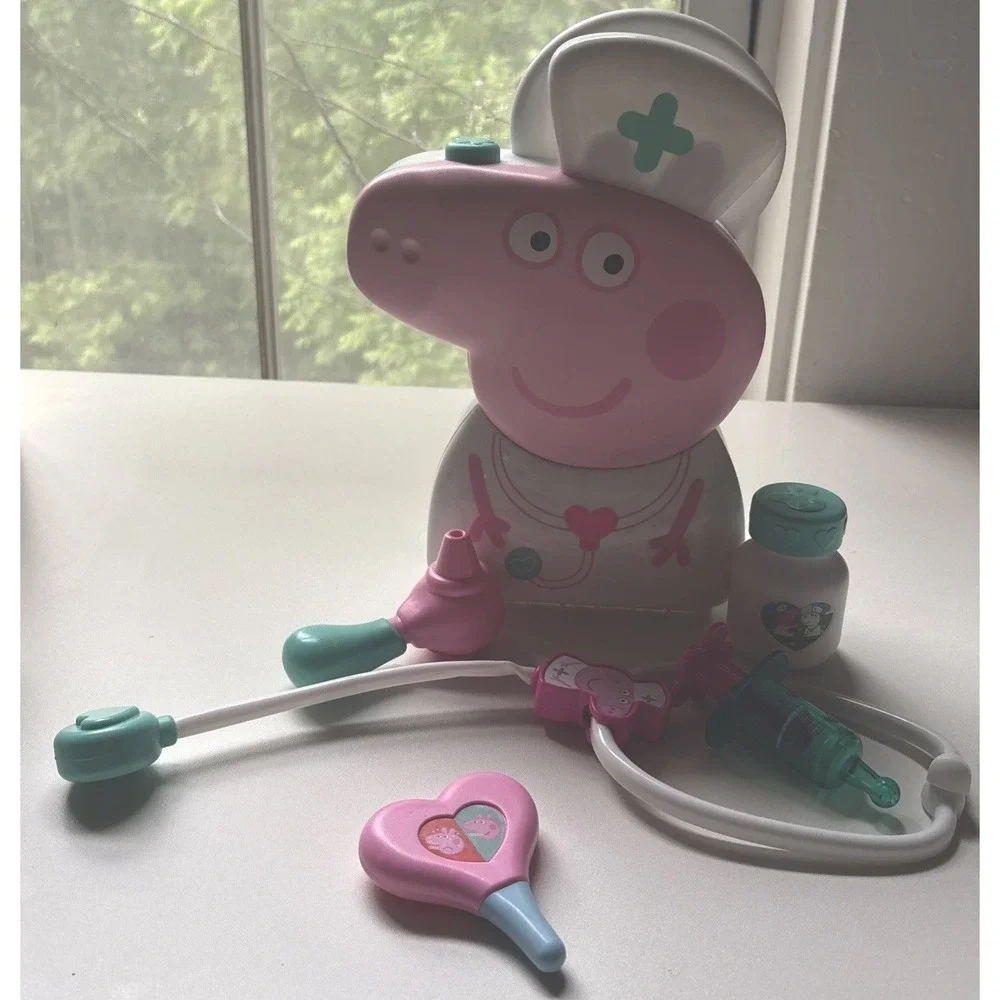 Peppa Pig Medical Carry Case & Doctor Tools EMS Playset Pretend Play Children